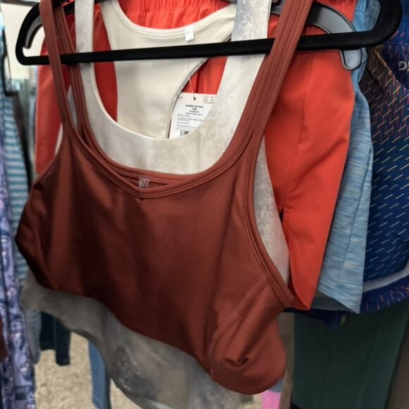 Medium - FP Movement Free People - Shine Bright Bra Brick Red Rust NWOT - Picture 4 of 5